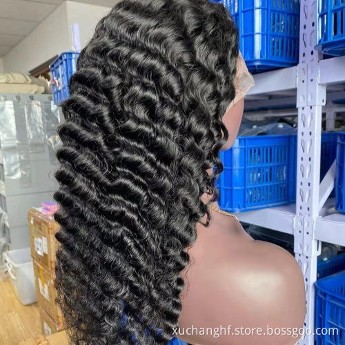 Blond Virgin brazilian short afro deep kinky curly wig front full lace human hair wig for black women,short woman hair wig human